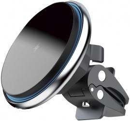 Автодержатель с беспроводной зарядкой Proove Magnetic Magic Circle 15W (448880012) Silver Автодержатель с беспроводной зарядкой Proove Magnetic Magic Circle 15W (448880012) Silver