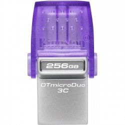 USB флеш накопичувач Kingston DataTraveler MicroDuo 3С 256GB USB 3.2 Gen1 + Type-C (DTDUO3CG3/256GB) USB флеш накопичувач Kingston DataTraveler MicroDuo 3С 256GB USB 3.2 Gen1 + Type-C (DTDUO3CG3/256GB)