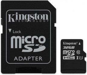 Карта памяти Kingston microSDHC 32GB Canvas Select Class 10 UHS-I U1 + SD-адаптер (SDCS/32GB) Карта памяти Kingston microSDHC 32GB Canvas Select Class 10 UHS-I U1 + SD-адаптер (SDCS/32GB)