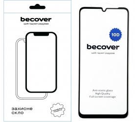 Защитное стекло BeCover для Poco C65 10D (711527) Black Защитное стекло BeCover для Poco C65 10D (711527) Black