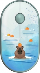 Мышь 2E MF300 CAPYBARA:TANGERINE Silent WL BT (2E-MF300WCAPIBARAGN) Green