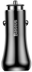 Автомобильное зарядное устройство Baseus Gentry Dual-USB Quick Charge (CCALL-GC01) Black Автомобильное зарядное устройство Baseus Gentry Dual-USB Quick Charge (CCALL-GC01) Black