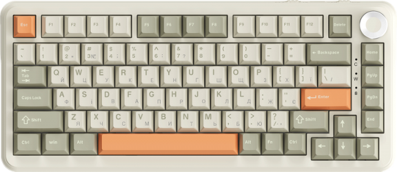 Клавиатура беспроводная Ajazz AK820 MAX Flying Fish Switch RGB Wireless/Bluetooth/USB (AK820MAX-FF-R) Beige  Клавиатура беспроводная Ajazz AK820 MAX Flying Fish Switch RGB Wireless/Bluetooth/USB (AK820MAX-FF-R) Beige