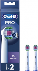 Насадки для зубної щітки Oral-B Pro 3D White 2 шт (8006540847183)