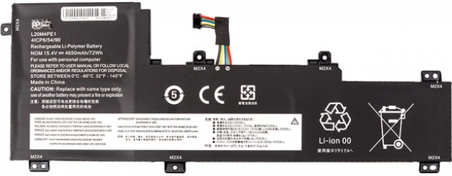Аккумулятор PowerPlant для Lenovo IdeaPad 5 Pro-16ACH6 (L20M4PE1) 15.4V 4650mAh (NB482467)
