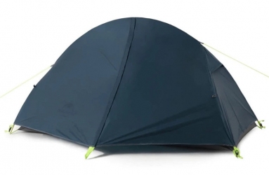 Намет надлегкий одномісний з футпринтом Naturehike Cycling 1 NH18A095-D 210T Dark Blue