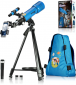 Телескоп Bresser Junior 70/400 Blue з адаптером для смартфона + рюкзак (8850610WX) (930857) - фото  - інтернет-магазин електроніки та побутової техніки TTT