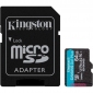Карта памяти Kingston microSDXC 64GB Canvas Go! Plus G4 Class 10 UHS-I U3 V30 A2 + SD-адаптер (SDCG4/64GB) - фото  - інтернет-магазин електроніки та побутової техніки TTT