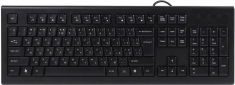 Клавиатура проводная A4Tech KRS-85 USB (4711421807784) Black  - фото  - интернет-магазин электроники и бытовой техники TTT