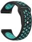 Ремінець BeCover Nike Style для Samsung Galaxy Watch 42mm / Watch Active / Active 2 40/44mm / Watch 3 41mm / Gear S2 Classic / Gear Sport (BC_705692) Black-Blue - фото  - інтернет-магазин електроніки та побутової техніки TTT