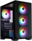 Корпус 1STPLAYER X2-M-BK-4F7 Black - фото  - інтернет-магазин електроніки та побутової техніки TTT