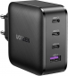 Сетевое зарядное устройство Ugreen CD224 USB-A + 3 x USB-C 65 Вт GaN Tech Fast Charger Black  - фото  - интернет-магазин электроники и бытовой техники TTT