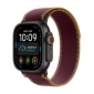 Apple Watch Ultra 4 GPS + Cellular 49mm Black Titanium Case with Burgundy Trail Loop - M/L (MJC44QI/A) - фото  - интернет-магазин электроники и бытовой техники TTT