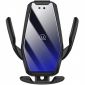 Автодержатель Usams US-CD126 Black + Wireless Charger (CD126ZJ01) - фото  - интернет-магазин электроники и бытовой техники TTT