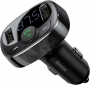 FM-трансмиттер Baseus T-Typed S-09 Bluetooth MP3 Car Charger 2.4 A 2 USB (CCALL-TM01) Black - фото  - интернет-магазин электроники и бытовой техники TTT