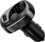 FM-трансмітер Baseus T-Typed S-09 Bluetooth MP3 Car Charger 2.4 A 2 USB (CCALL-TM01) Black - фото  - інтернет-магазин електроніки та побутової техніки TTT