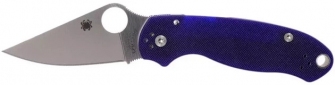 Нож складной Spyderco Para 3 G10 S110V (C223GPDBL) Dark Blue - фото  - интернет-магазин электроники и бытовой техники TTT