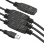Активний подовжувач PowerPlant USB 3.0 AM - AF, 30 м (CA912872) - фото  - інтернет-магазин електроніки та побутової техніки TTT
