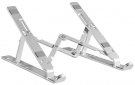 Подставка для ноутбука HiSmart LPS03-3 Aluminum (HS082826) Silver  - фото  - интернет-магазин электроники и бытовой техники TTT