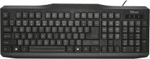 Клавіатура дротова Trust ClassicLine USB UKR Black (20637) - фото  - інтернет-магазин електроніки та побутової техніки TTT