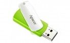 USB флеш накопитель Apacer AH335 16GB Green-White (AP16GAH335G-1) - фото  - интернет-магазин электроники и бытовой техники TTT