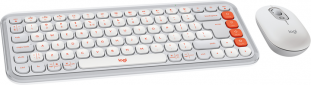 Комплект беспроводной Logitech Pop Icon Combo (920-013141) White  - фото  - интернет-магазин электроники и бытовой техники TTT