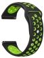 Ремешок BeCover Nike Style для Xiaomi Amazfit Stratos 1/2/2S/3 / GTR 2 / GTR 47mm / GTR Lite 47mm / Nexo / Pace (BC_705811) Black-Green - фото  - интернет-магазин электроники и бытовой техники TTT