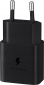 Сетевое зарядное устройство Samsung 15W Power Adapter Type-C Cable (EP-T1510XBEGEU) Black - фото  - интернет-магазин электроники и бытовой техники TTT