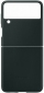 Чехол Leather Cover для Samsung Galaxy Flip3 (EF-VF711LGEGRU) Green - фото  - интернет-магазин электроники и бытовой техники TTT
