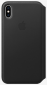 Панель Apple Leather Folio iPhone X Dark Grey - фото  - інтернет-магазин електроніки та побутової техніки TTT