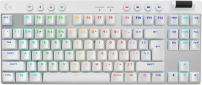 Клавиатура беспроводная Logitech G PRO X TKL Lightspeed Tactile (920-012148) White  - фото  - интернет-магазин электроники и бытовой техники TTT