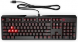 Клавиатура проводная HP OMEN Encoder USB (6YW75AA) Black  - фото  - интернет-магазин электроники и бытовой техники TTT