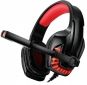 Навушники Real-El GDX-7650 (EL124100043) Black-red - фото  - інтернет-магазин електроніки та побутової техніки TTT