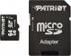 Карта пам'яті PATRIOT microSDXC UHS-I 64GB class 10+SD адаптер (PSF64GMCSDXC10) - фото  - інтернет-магазин електроніки та побутової техніки TTT