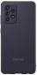 Панель Silicone Cover для Samsung Galaxy A52 (A525) EF-PA525TBEGRU Black - фото  - інтернет-магазин електроніки та побутової техніки TTT