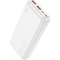 УМБ Hoco J101A Astute 20000mAh 22.5W PD/QC 2.0/QC 2.1/QC 3.0 White - фото  - интернет-магазин электроники и бытовой техники TTT