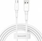 Кабель Baseus USB - microUSB 2.4 A 1 м (CAMSW-02) White - фото  - интернет-магазин электроники и бытовой техники TTT