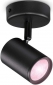 Розумний накладний точковий світильник WiZ IMAGEO Spots 1x5W 2200-6500K RGB Wi-Fi Black - фото  - інтернет-магазин електроніки та побутової техніки TTT