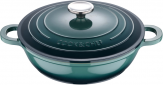 Сотейник з кришкою Bergner Excalibur 24 см (BG-36103-GR) Green - фото  - інтернет-магазин електроніки та побутової техніки TTT