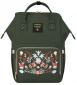 Рюкзак для мамы Sunveno Diaper Bag Dark Green Embroidery - фото  - интернет-магазин электроники и бытовой техники TTT