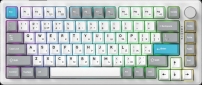 Клавіатура бездротова GamePro Asgard Yord Keychron Super Red Switch Wireless/Bluetooth/USB (MK266WH) White  - фото  - інтернет-магазин електроніки та побутової техніки TTT