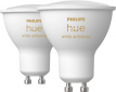 Умная лампа Philips Hue GU10 5W 2200K-6500K Tunable white 2 шт - фото  - интернет-магазин электроники и бытовой техники TTT