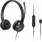 Навушники Lenovo USB Wired Stereo On-Ear Headset (4XD1K18260) - фото  - інтернет-магазин електроніки та побутової техніки TTT