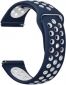 Ремінець BeCover Nike Style для Xiaomi iMi KW66 / Mi Watch Color / Haylou LS01/LS02 / Haylou Smart Watch Solar LS05 (BC_705806) Blue-White - фото  - інтернет-магазин електроніки та побутової техніки TTT