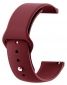 Ремінець BeCover для Xiaomi Amazfit Bip/Bip Lite/Bip S Lite/GTR 42mm/GTS/TicWatch S2/TicWatch E (706189) Dark Red - фото  - інтернет-магазин електроніки та побутової техніки TTT