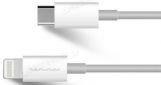 Кабель USB WUW X123 USB-C to lightning 1m (WUW-X123) White - фото  - інтернет-магазин електроніки та побутової техніки TTT