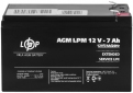 Акумуляторна батарея LogicPower AGM LPM 12V-7Ah (LP3862) - фото  - інтернет-магазин електроніки та побутової техніки TTT