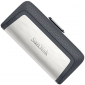 USB флеш накопитель SanDisk Ultra Dual 256GB USB 3.1 + Type-C (SDDDC2-256G-G46) Silver/Black - фото  - интернет-магазин электроники и бытовой техники TTT