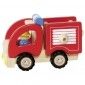 Машинка деревянная goki Пожарная (55927G) Red - фото  - интернет-магазин электроники и бытовой техники TTT