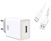 Сетевое зарядное устройство XO L93 1USB 2.4A type-C White - фото  - интернет-магазин электроники и бытовой техники TTT